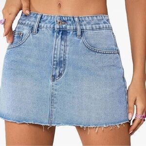 Women’s denim mini skirt